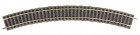 6125 Fleischmann Standard curved track, 36Â° (Radius R2).